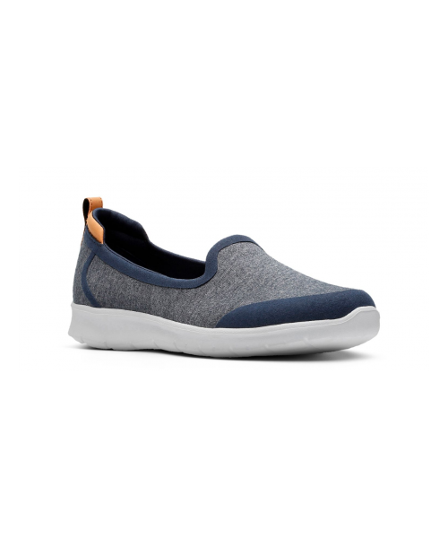 Clarks - Step Allena Lo Navy Textile Clarks - Step Allena Lo Navy Textile